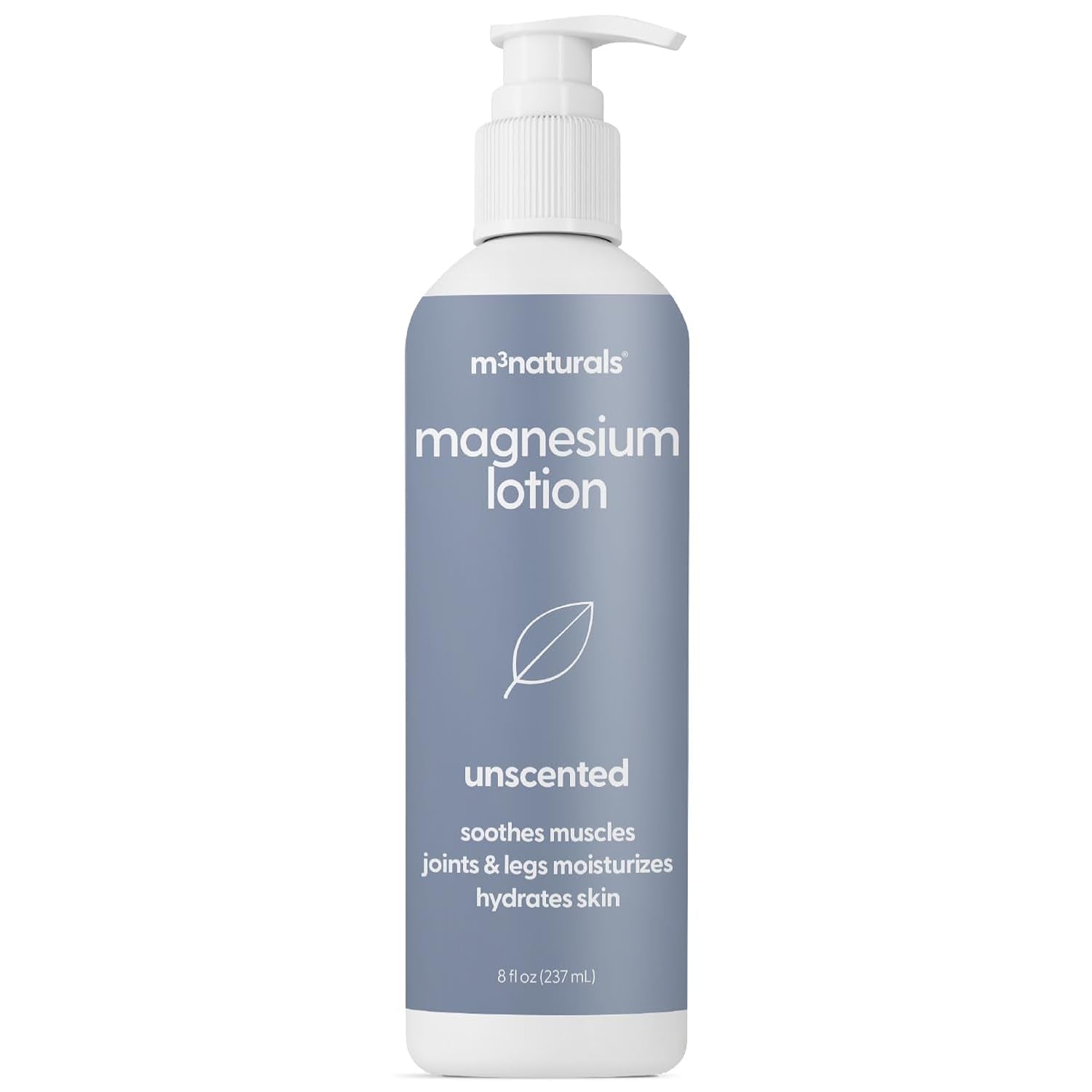 Magnesium Lotion - Ease Muscle Cramps, Calm Restless Legs, Promote Restful Sleep, Moisturize & Hydrate Skin - 8 Fl Oz - Magnesium Cream for Sleep, Magnesium Butter, Topical Magnesium