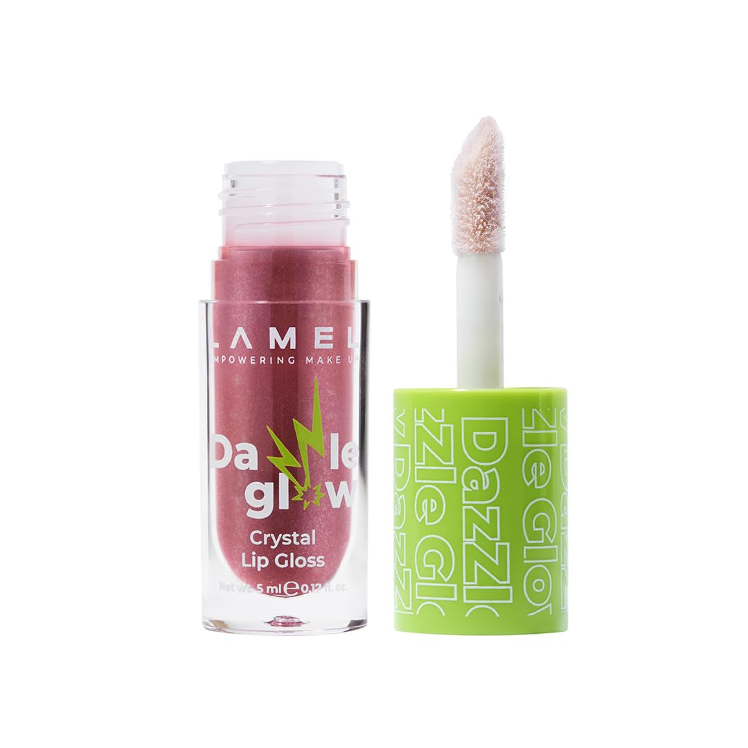 Dazzle Glow Crystal Clear Lip Gloss - Hydrating Lip Gloss - Non Sticky Lip Gloss - Colored Lip Gloss - Lip Gloss Color - Mini Lip Gloss - Moisturizing Lip Gloss - №404 You Can