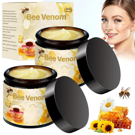 2 PCS Bee Venom Cream, Professional Bee Venom Repair Cream, Natural Skin Moisturizer, New Bee Venom Skin Cream for All Skin Types